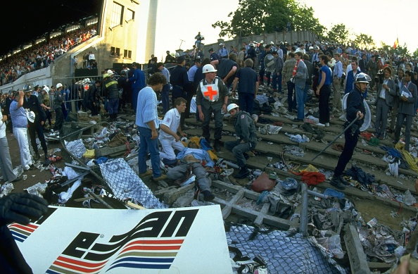 Dantejskie sceny na stadionie Heysel