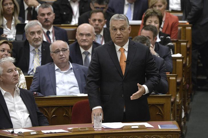 Orbán Viktor az egész Jobbiknak beszólt, Jakab Pétert pedig ismét bohócnak nevezte / Fotó: MTI/Soós Lajos