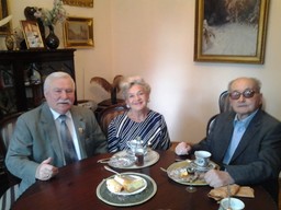 Lech Wałęsa z wizytą w domu gen. Jaruzelskiego