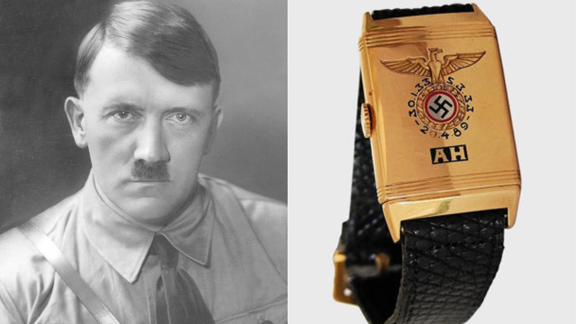 La montre en or d’Adolf Hitler est mise aux enchères.  Leur prix estimé se chiffre en millions