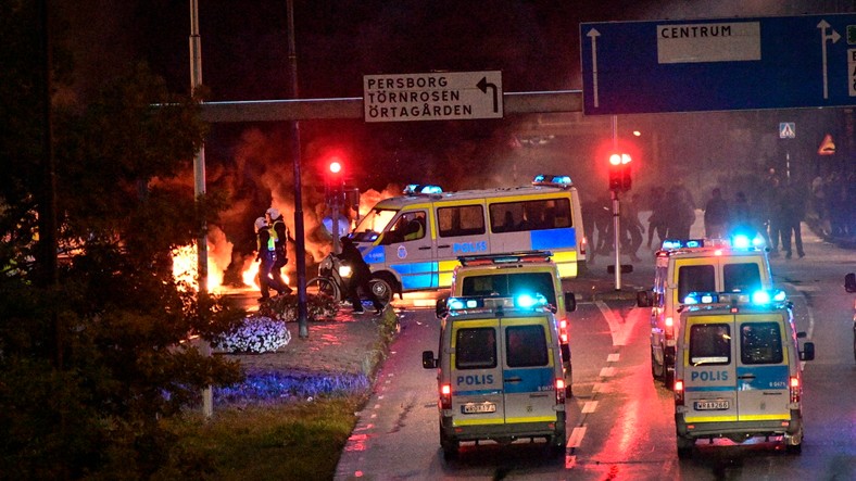 Zamieszki w Malmö w Szwecji