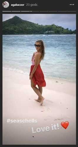 miodowy miesiąc Agnieszki Kaczorowskiej