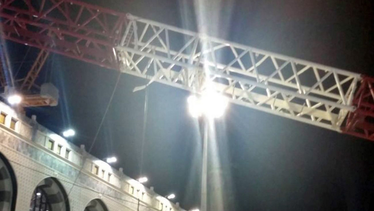 SAUDI ARABIA CRANE ACCIDENTS GRAND MOSQUE (Crane collapses on Grand Mosque in Mecca, Saudi Arabia)