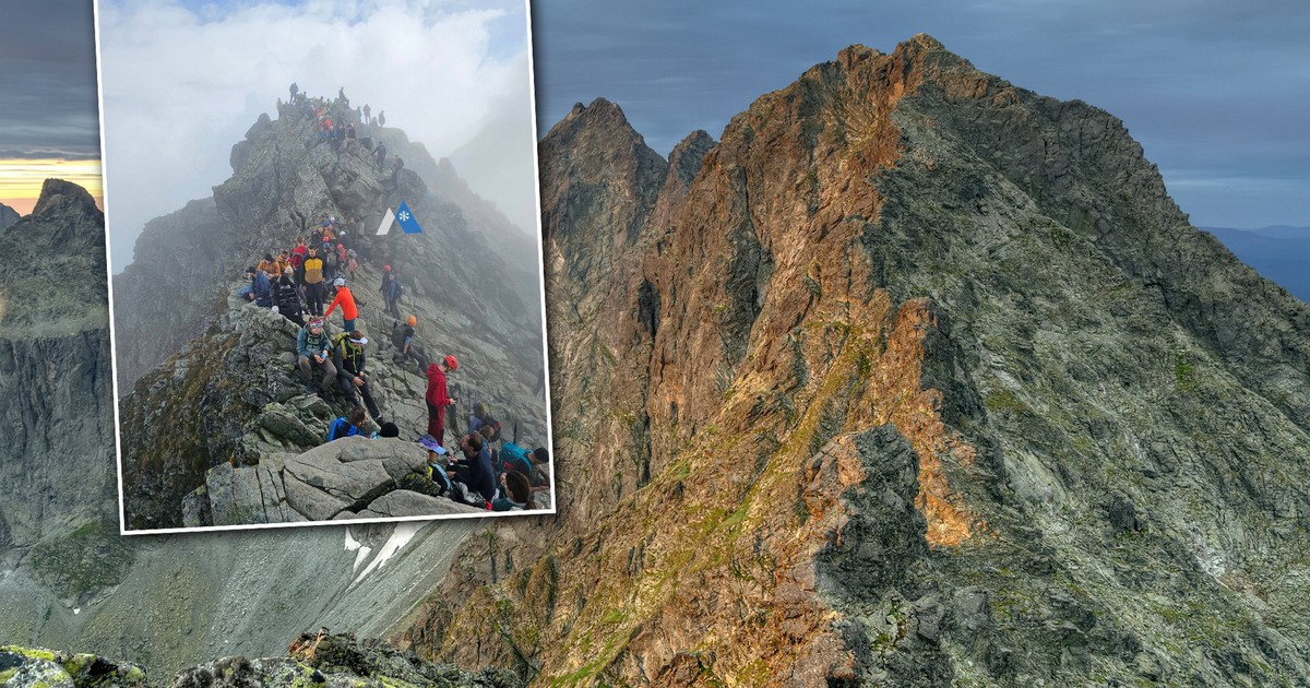 Przewodniczka opisała kuriozalne sceny na Rysach. "Pan w sandałach, pies w plecaku, spadający ludzie..."