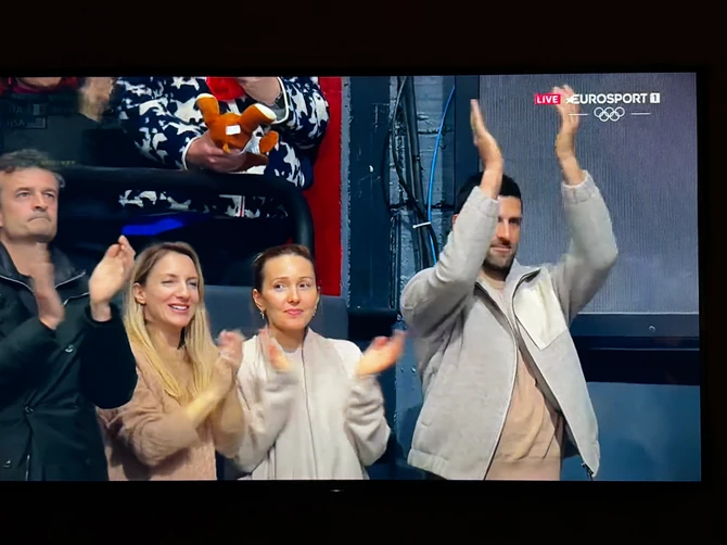 Novak i Jelena Đoković na ZOI