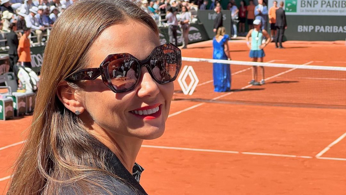 Roland Garros 2022. Kinga Rusin i Kasia Tusk razem kibicowały Idze Świątek