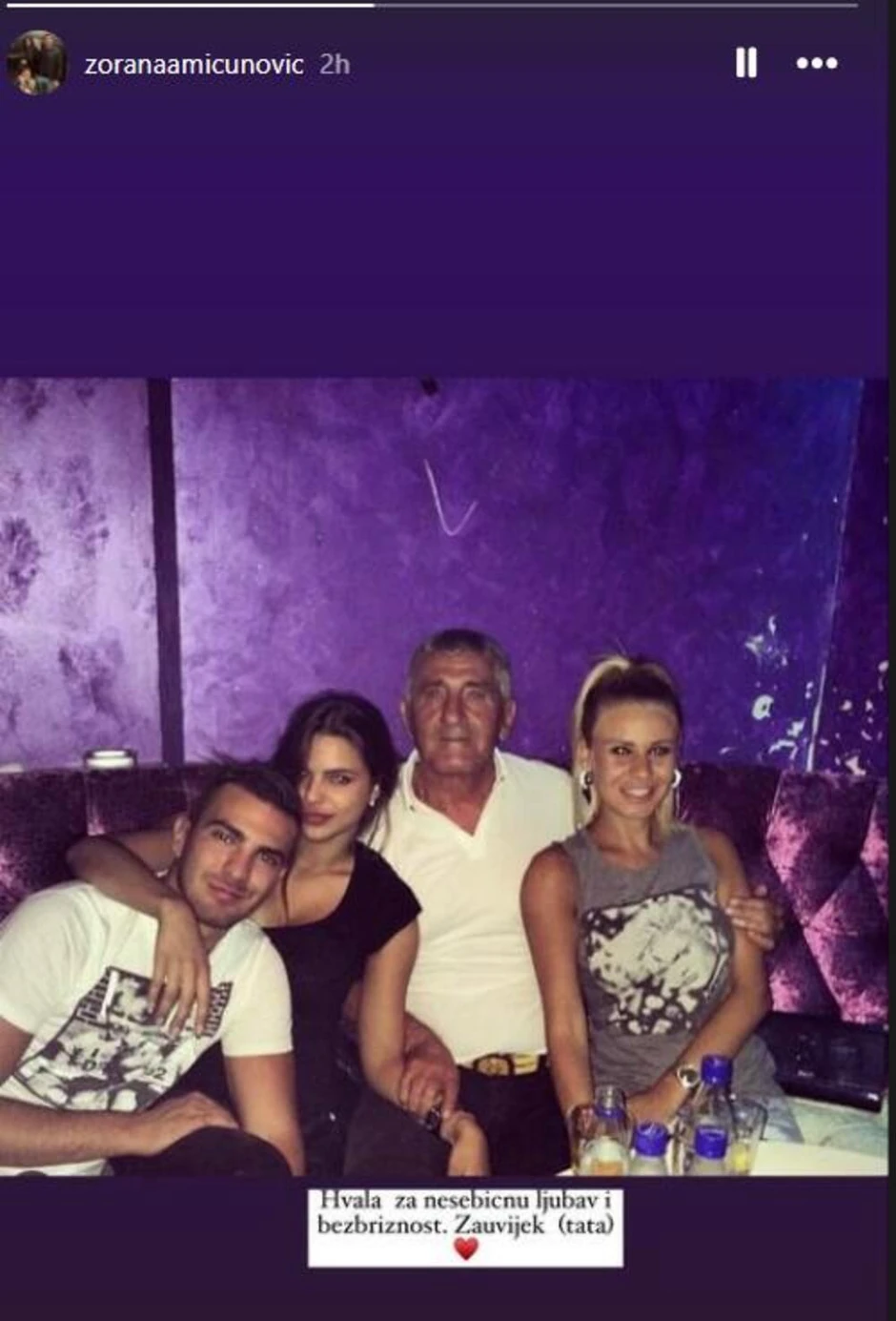 Snajka Brana Mićunovića oprostila se od njega