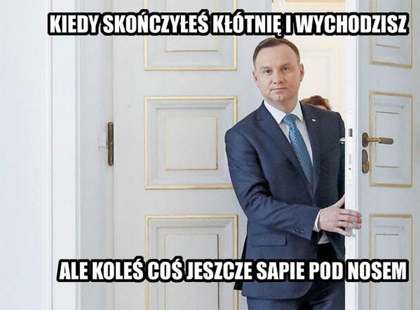 Memy po podwójnym wecie prezydenta Andrzeja Dudy