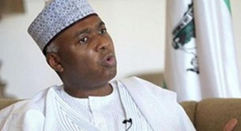 Senate President, Bukola Saraki.