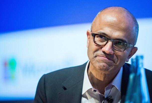 Microsoft CEO Satya Nadella in Berlin