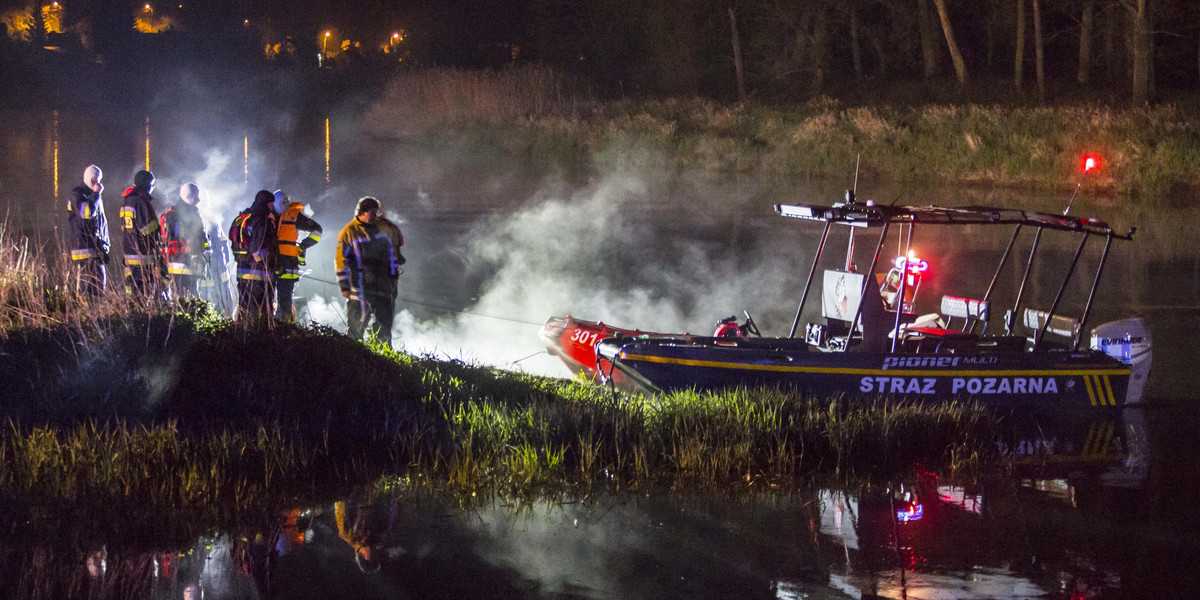 Zakuty w kajdanki uciekł przed policją do Warty. Wciąż go nie odnaleziono