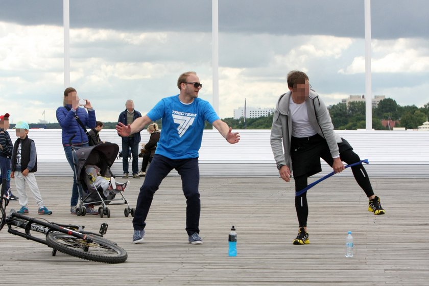 Trening Borysa Szyca w UNICEF