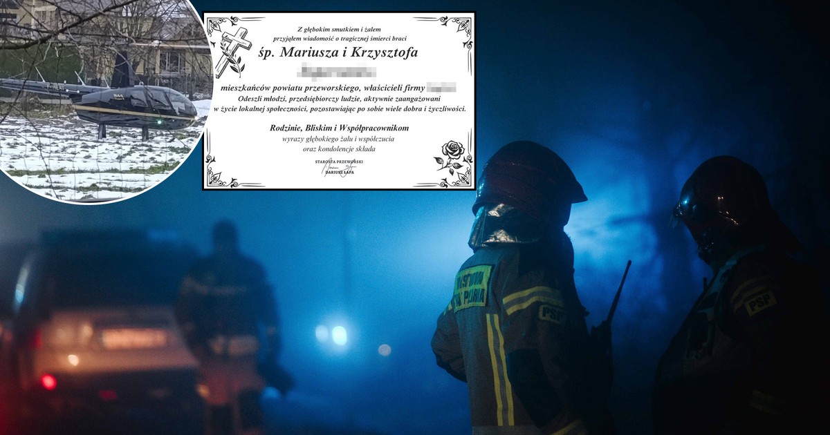 Katastrofa śmigłowca pod Rzeszowem. Zginęli znani bracia. "Zawsze w biegu"