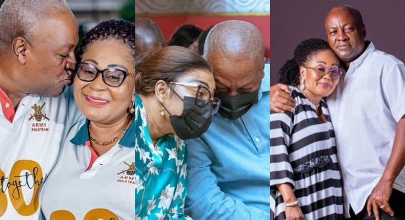 John Mahama and Lordina