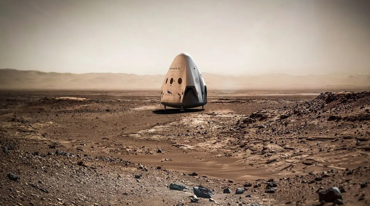 Az a szólás, hogy sok jó ember kis helyen is elfér, akár az első emberes Mars-küldetés jelmondata is lehetne. Rendkívül fontos lesz, hogy a legénység lehetőleg kis helyet foglaljon el, kevés létfenntartási készletre legyen szüksége, és fizikailag és mentálisan is jól bírja az út kényelmetlenségeit. A nők ilyen szempontok mellett jobban jönnek ki a válogatásból. / Fotó: SpaceX