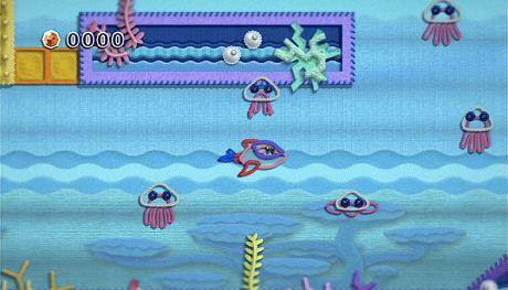 Screen z gry "Kirby's Epic Yarn" 