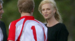 Książę Harry i Charlize Theron na meczu polo