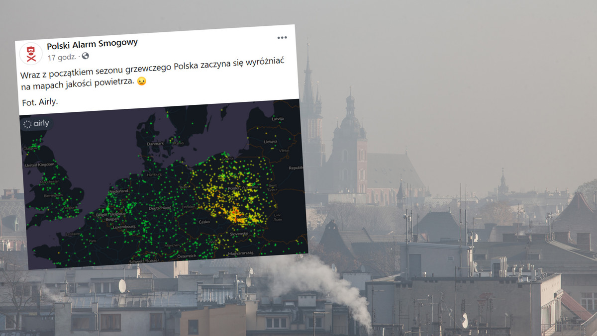 Wrócił smog. "Polska zaczyna wyróżniać się na mapach"