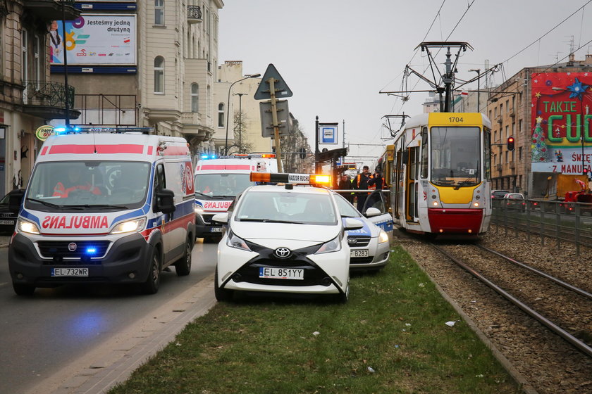 Zderzenie tramwajów na al. Kościuszki. Cztery osoby ranne