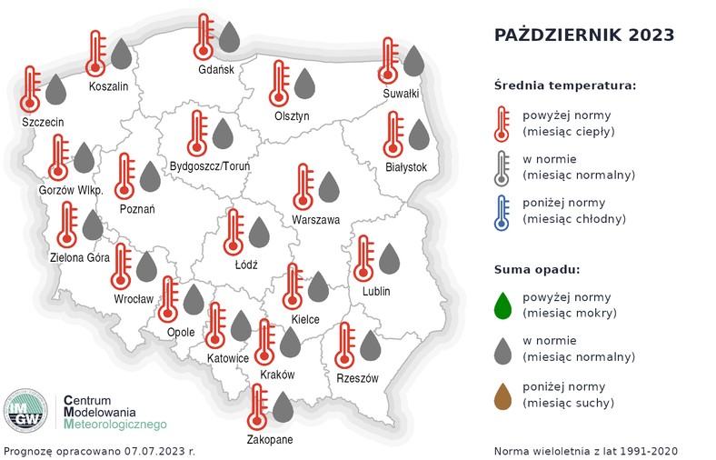 Ciepło przedłuży się nawet na październik