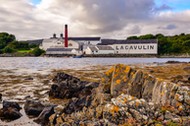 ISLAY, UNITED KINGDOM - 25 August 2013: Lagavulin distillery factory