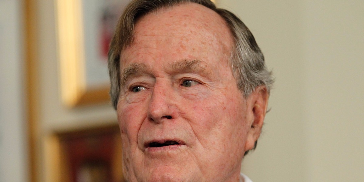 A woman has accused former President George H. W. Bush of groping her when she was 16