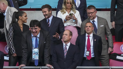 Foci Eb: így szurkolt a Wembley-ben Vilmos herceg és Boris Johnson az angol válogatottnak