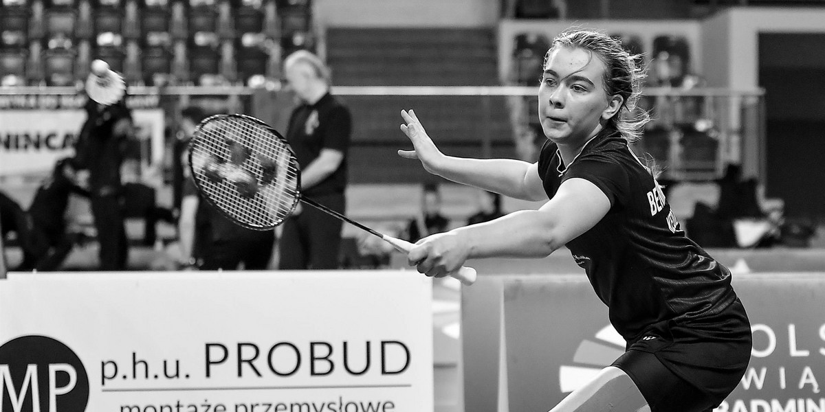 Julia Wójcik była utalentowaną badmintonistką