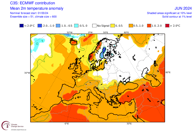 Czerwiec przyniesie umiarkowane temperatury w całej Polsce