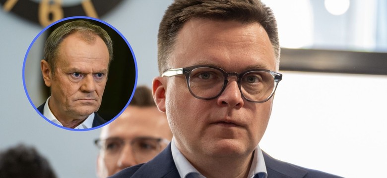 Tusk naciskał Hołownię w sprawie zaprzysiężenia Nawrockiego? "Marszałek mógł być szantażowany"