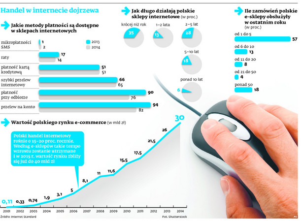 Handel w internecie dojrzewa