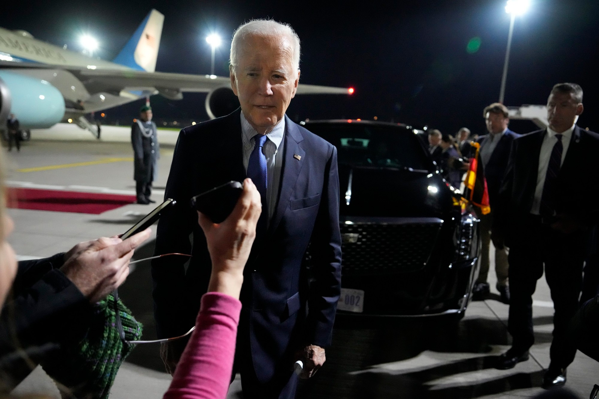 Americký prezident Joe Biden pricestoval do Berlína.