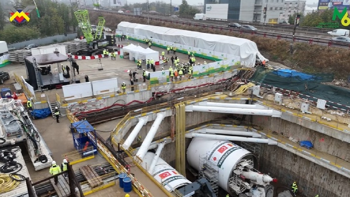 Cârtițele Sfânta Parascheva și Sfânta Ecaterina încep excavarea tunelurilor pe Secțiunea NORD a Magistralei 6 de metrou