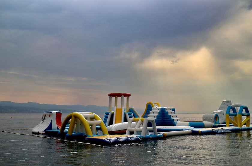 Nadmuchiwany aquapark