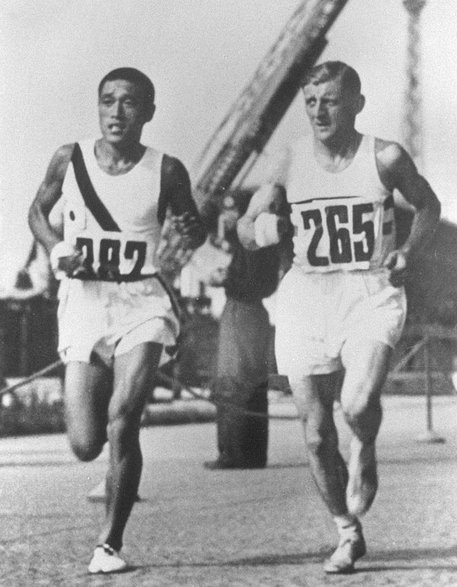 Sohn Kee-chung i Ernie Harper w 1936 roku