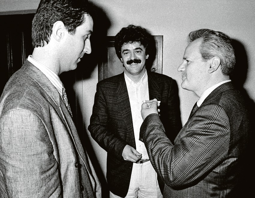 Đukanović, Bulatović i Milošević