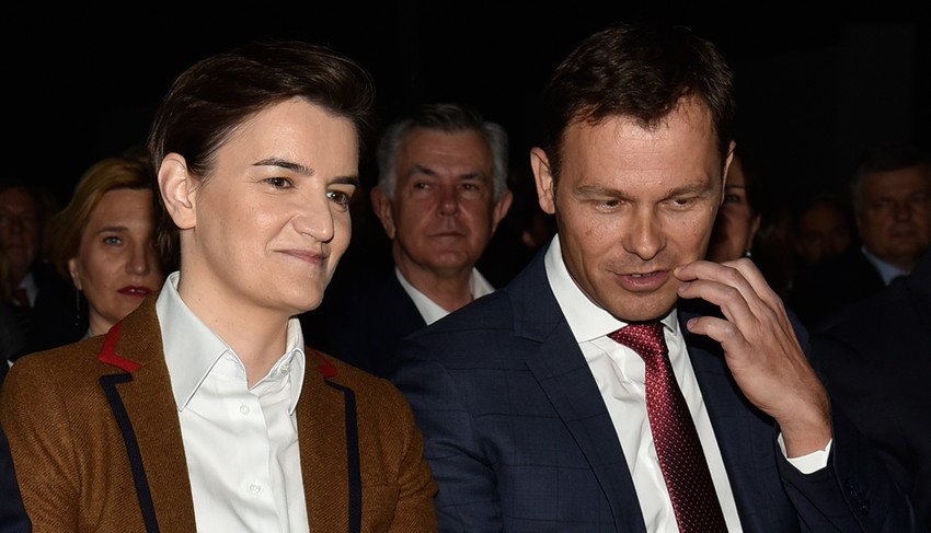 Ana Brnabić i Siniša Mali