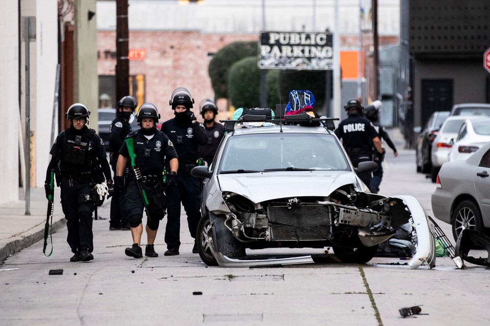 Protesty w USA. Hollywood, 1 czerwca