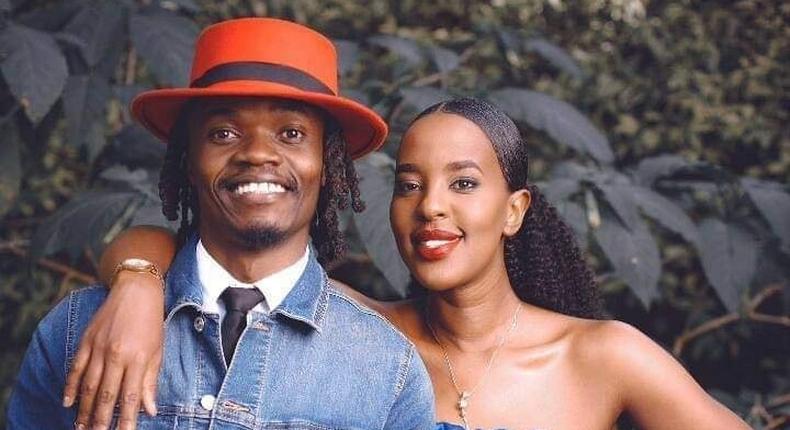 Juliani with wife Lillian Nganga