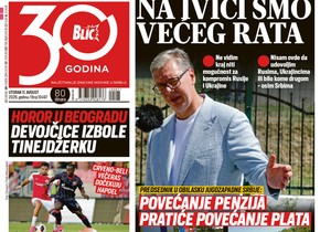 Blic naslovna strana za 11.8.