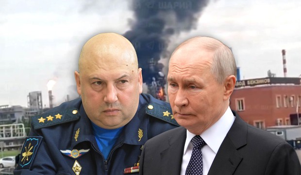 Sergej Surovikin i Vladimir Putin