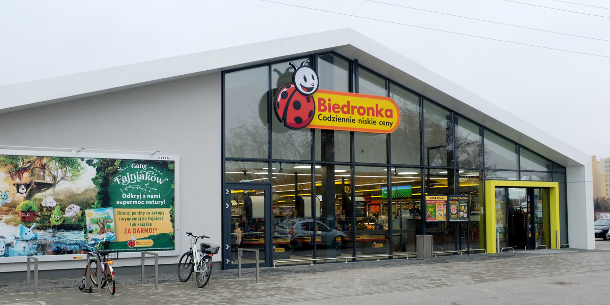 Biedronka to największa sieć dyskontów w Polsce.