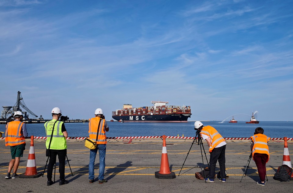 MSC Gulsun w Gdańsku