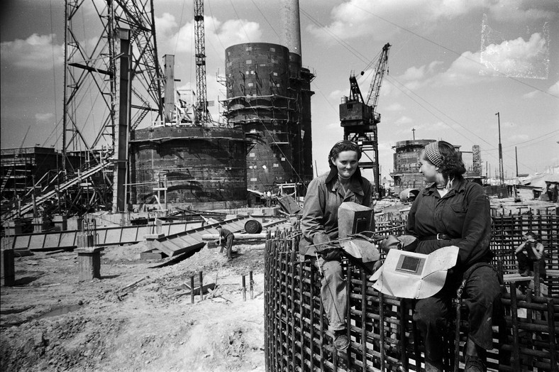 Kraków 1953. Budowa kombinatu metalurgicznego w Nowej Hucie