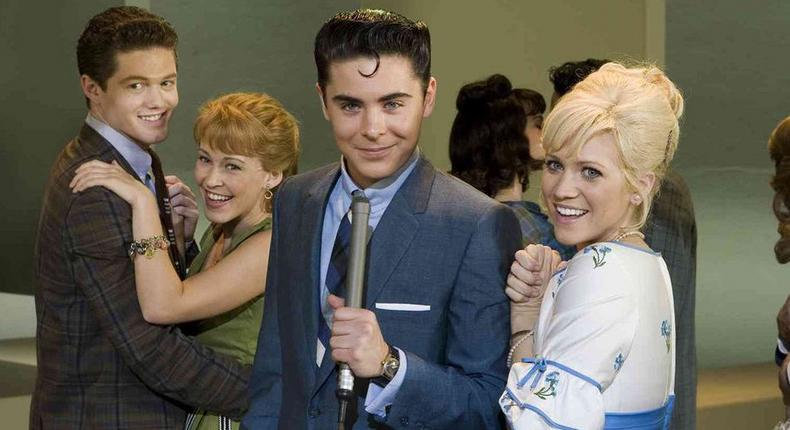 hairspray movie zac efron