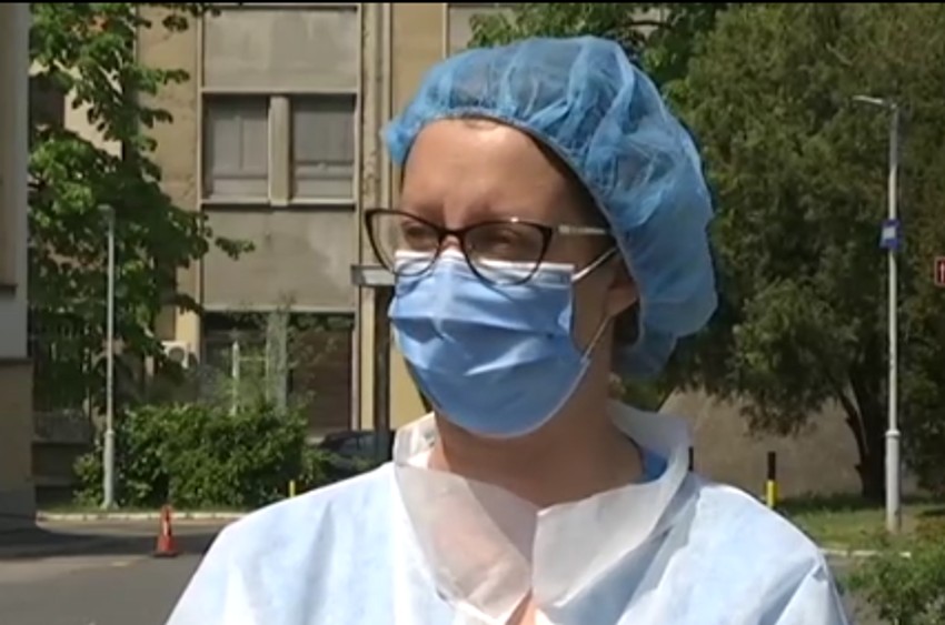 Sandra Anđelković, medicinska sestra na Klinici za pulmologiju KCS