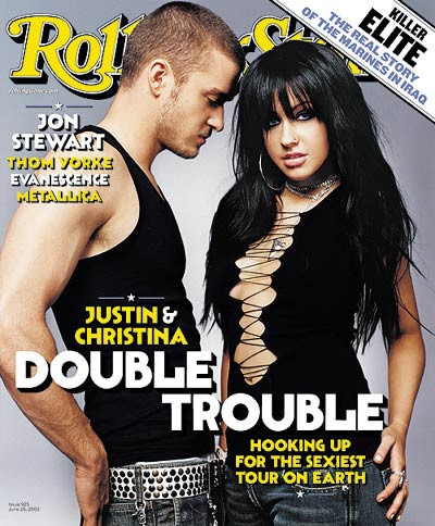 Justin Timberlake i Christina Aguilera na okładce Rolling Stone