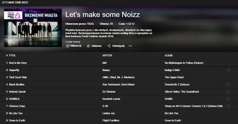 MAKE SOME NOIZZ x TIDAL