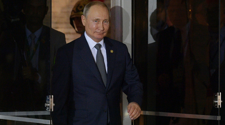 Putyin állítja, Oroszország nem kíván megtámadni senkit / Fotó: MTI/EPA/Alekszej Druzsinyin