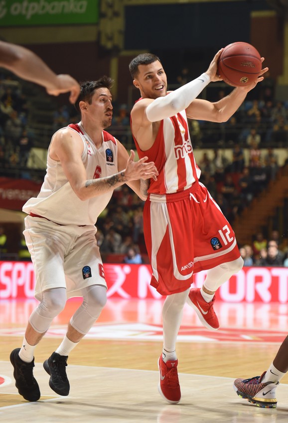 Bili Beron na meču sa Monakom